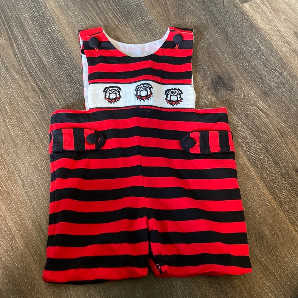 Busy Bees Smocks UGA Bulldogs Jon Jon